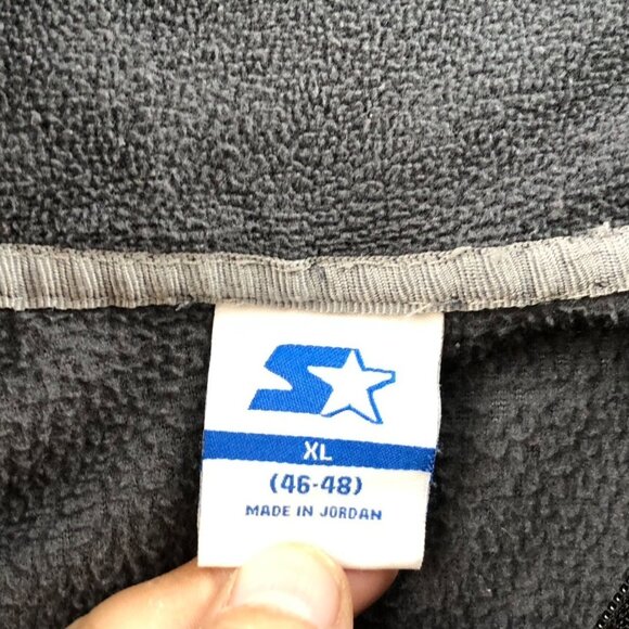 Starter Men's Fleece Jackets Size XL Lot of Two 1/4 Zip Pullover Stand Collar Co - Picture 6 of 16